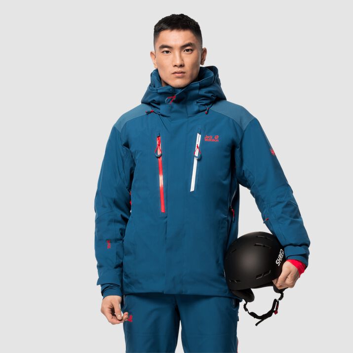 Chamarra Esquí Jack Wolfskin Snow Summit Hombre Azul Marino Mexico-2758119